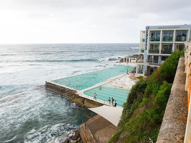 Bondi Icebergs oceanside view