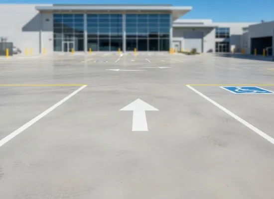 Professional line marking Sydney - car park and safety zone specialists