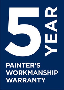 5 year workmanship warranty badge