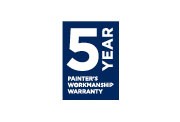 5 Year Painters Workmanship Warranty